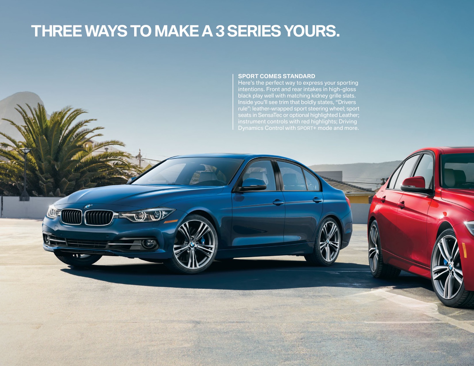 2016 BMW 3-Series Sedan Brochure Page 1
